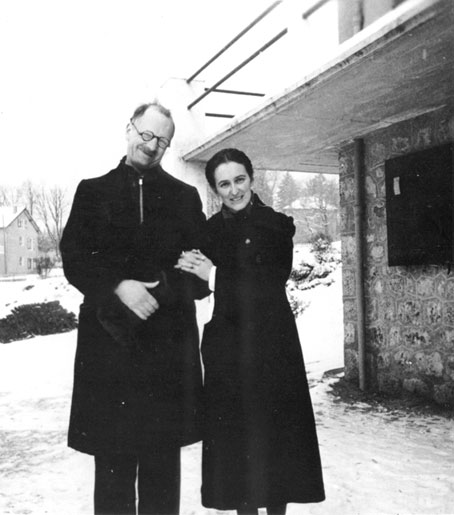 Andre and Magda Trocme at the Village of Le Chambon-sur-Lignon.